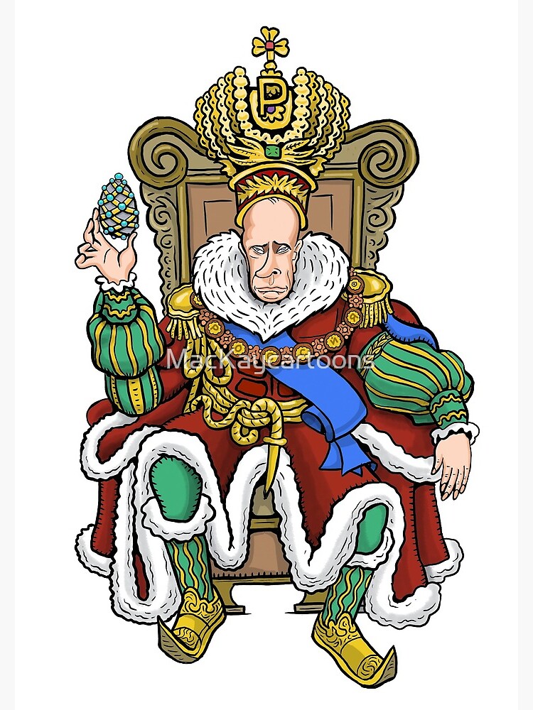 Vladimir Putin, Czar of Russia by MacKaycartoons