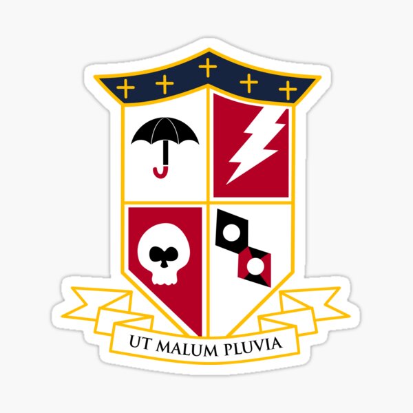"Umbrella Academy crest" Sticker for Sale by mirtilla83 Redbubble