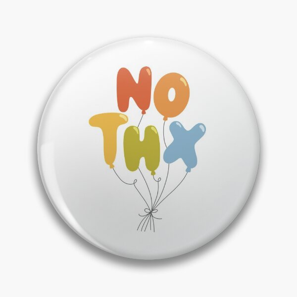 Item preview, No Thx Rainbow Balloon Letters designed and sold by Createbyrachel.
