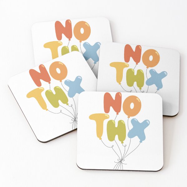 Item preview, No Thx Rainbow Balloon Letters designed and sold by Createbyrachel.