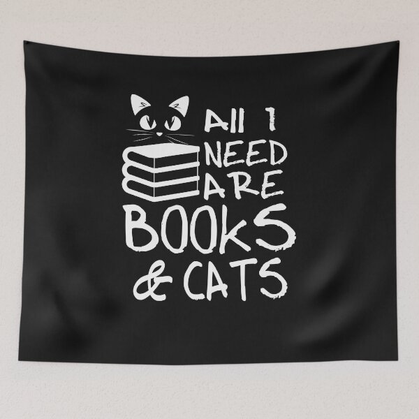Item preview, All I Need Is Books And Cats Cute Bookworm Reading gifts book lovers day designed and sold by AYMEDD.