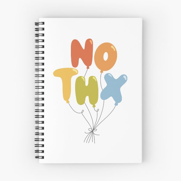 Item preview, No Thx Rainbow Balloon Letters designed and sold by Createbyrachel.