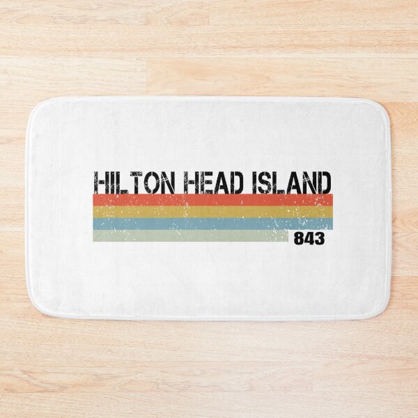Item preview, Hilton Head Island City Area Code Retro Vintage Stripes   designed and sold by Merica1st.