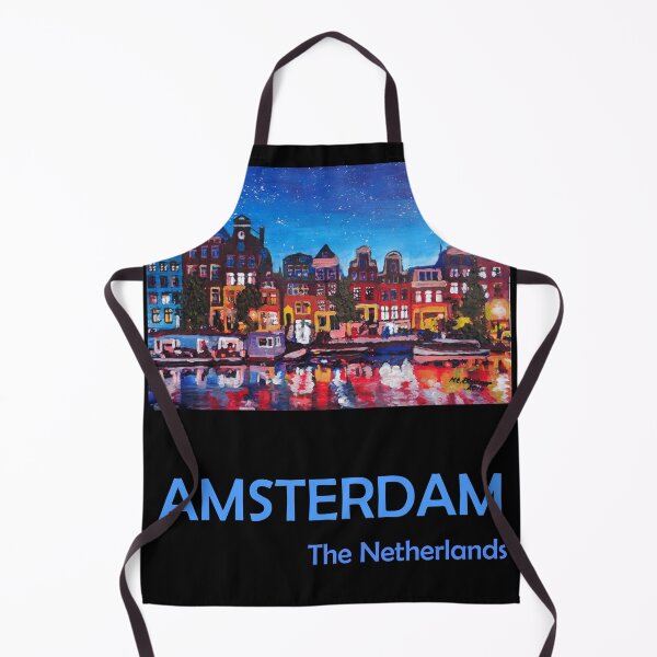 Item preview, Retro Travel Poster Amsterdam Netherlands designed and sold by artshop77.