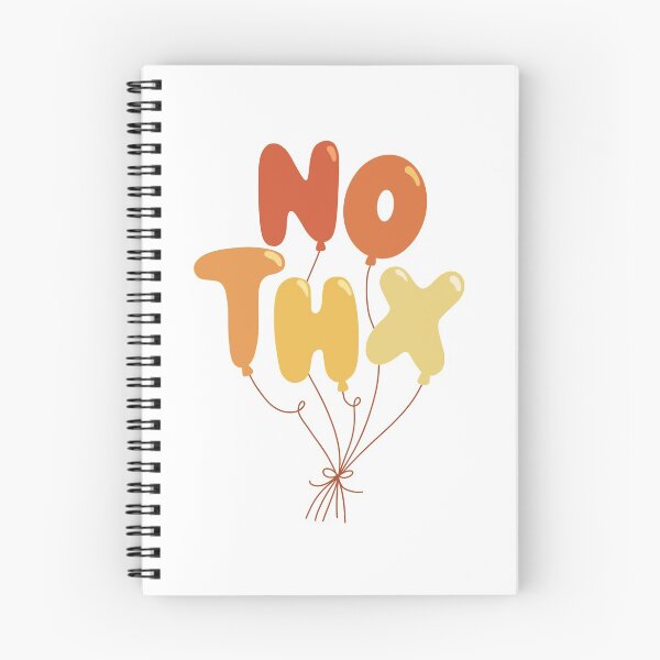 Item preview, No Thx Balloon Letters designed and sold by Createbyrachel.