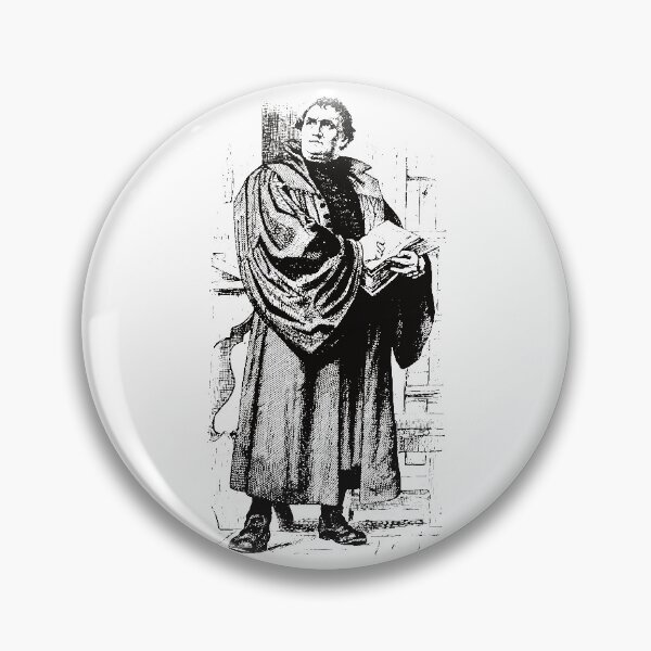 Item preview, Martin Luther Vintage Reformer Preacher Engraving designed and sold by Beltschazar.