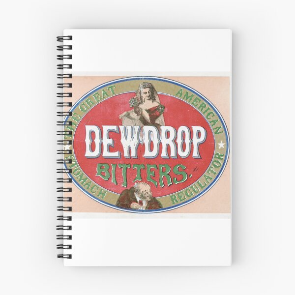 Item preview, Dew Drop Bitters Vintage Product Label designed and sold by peanutroaster.