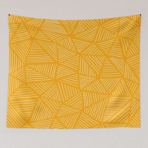Item preview, Saffron Triangle Lines designed and sold by ColorObsession.