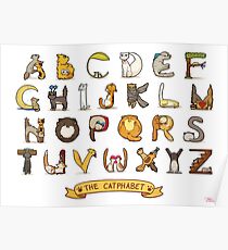 Cat Alphabet Poster