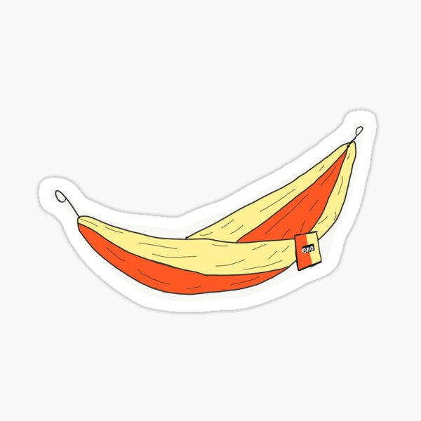 Sunset Eno Hammock Sticker