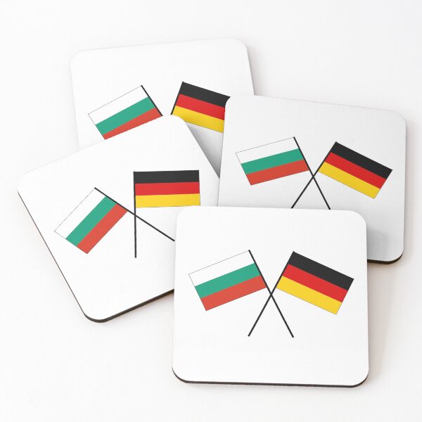 Item preview, Bulgaria Germany flag crossed flag designed and sold by GeogDesigns.