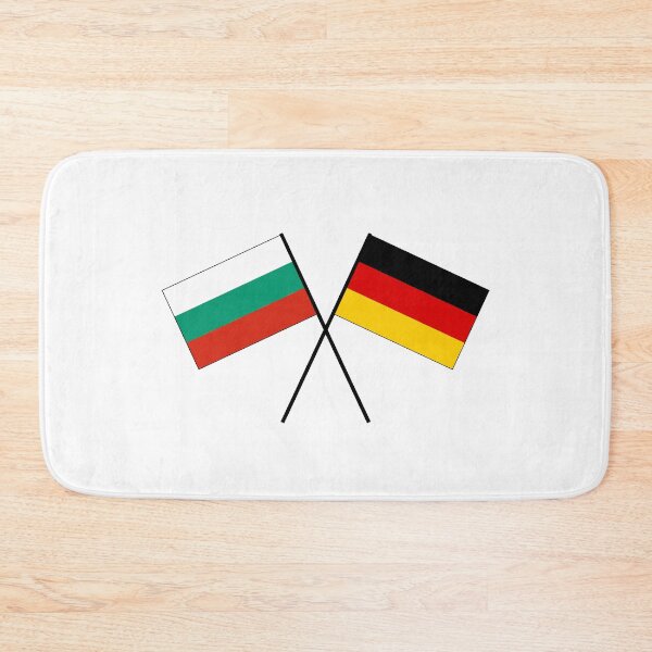 Artikelvorschau, Bulgarien Deutschland Flagge Fahne gekreuzt entworfen und verkauft von GeogDesigns.