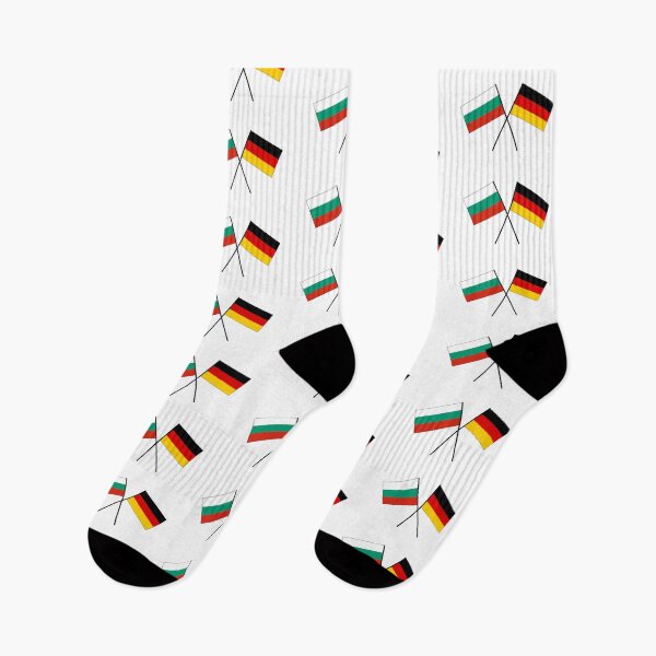 Item preview, Bulgaria Germany flag crossed flag designed and sold by GeogDesigns.