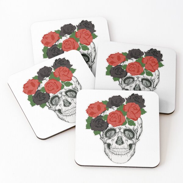 Item preview, Skull with crown of roses  designed and sold by shoplayne.