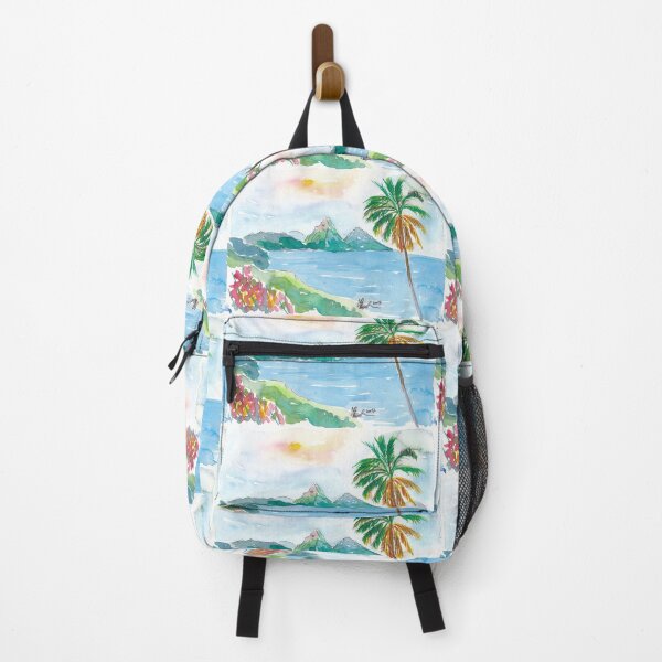 Item preview, St. Lucia Caribbean dreams with sunset and Pitons Peaks designed and sold by artshop77.