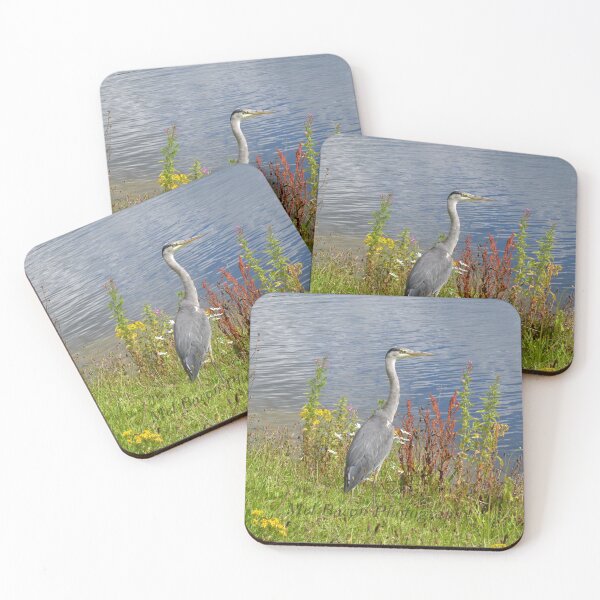 Item preview, heron at serpentine lake designed and sold by MuddyPigArt.