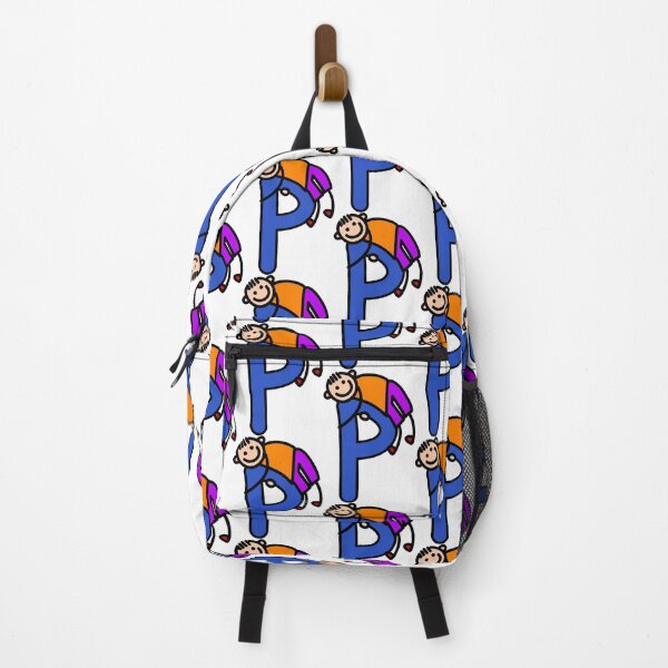 Item preview, Letter P for Boys alphabet Kids Colorful Cartoon Character designed and sold by funwithletters.