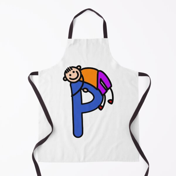 Item preview, Letter P for Boys alphabet Kids Colorful Cartoon Character designed and sold by funwithletters.