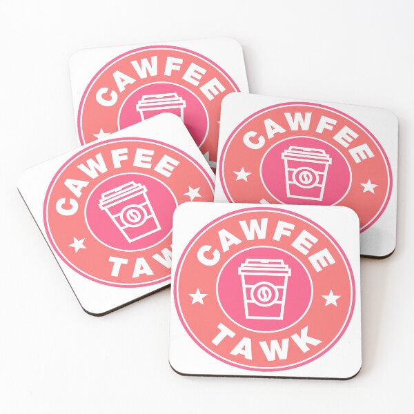 Item preview, NJ Its's Cawfee Tawk Pink designed and sold by deyversion.
