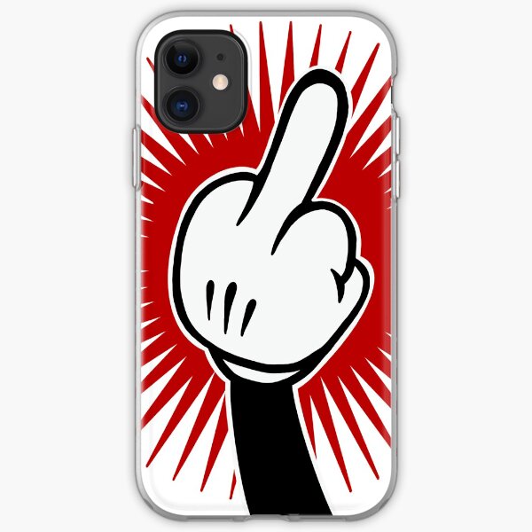 Mickey's Middle Finger iPhone Soft Case