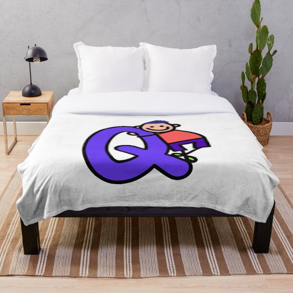 Item preview, Letter Q for Boys alphabet Kids Colorful Cartoon Character designed and sold by funwithletters.