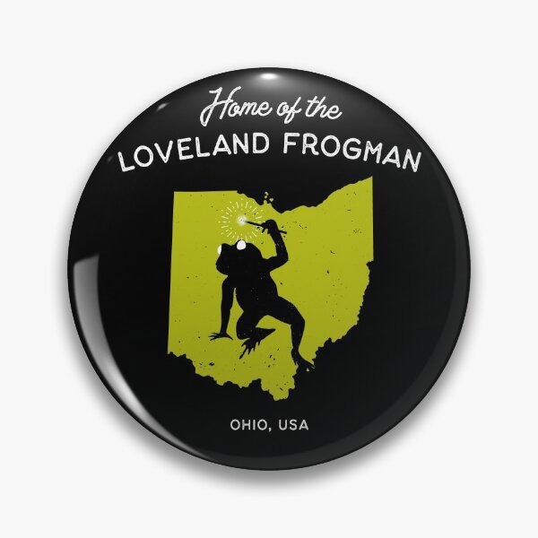 Artikelvorschau, Heimat des Loveland Frogman | Home State Cryptids Collection entworfen und verkauft von strangeology.