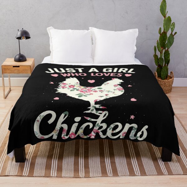 Item preview, Just A Girl Who Loves Chickens, Floral Farmer Girl Gifts designed and sold by Best Designer.