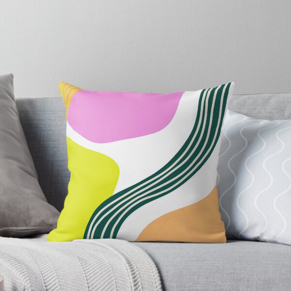 Item preview, Abstract Shapes: Pink, Orange, Chartreuse, Emerald designed and sold by rockchicksuprem.