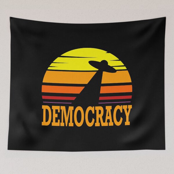 Item preview, Democracy beamed up designed and sold by funnytshirtco.