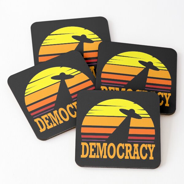 Item preview, Democracy beamed up designed and sold by funnytshirtco.