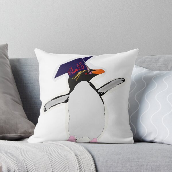 Item preview, Macaroni Penguin with 2020 grad cap designed and sold by RBlupin.