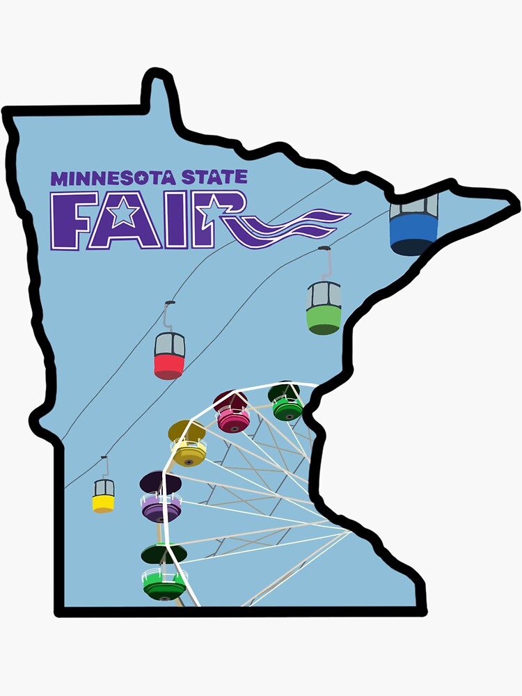 "Minnesota State Fair" Sticker for Sale by mbodnar001 Redbubble