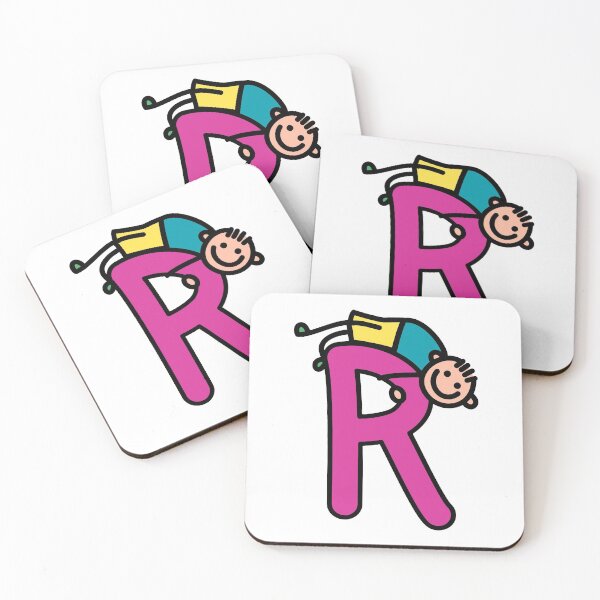 Item preview, Letter R for Boys alphabet Kids Colorful Cartoon Character designed and sold by funwithletters.