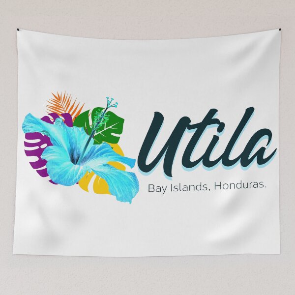 Item preview, Floral Utila Bay Island Honduras designed and sold by Gustavo Navarro.