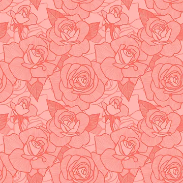 Artwork thumbnail, Coral Roses 2 by ColorObsession