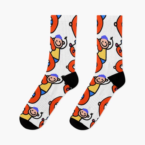Item preview, Letter S for Boys alphabet Kids Colorful Cartoon Character designed and sold by funwithletters.