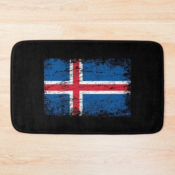 Item preview, Iceland Icelandic flag flag used look designed and sold by GeogDesigns.