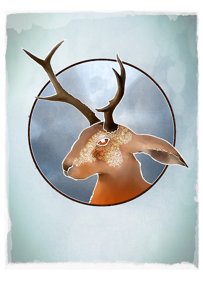 mythical jackalope doll