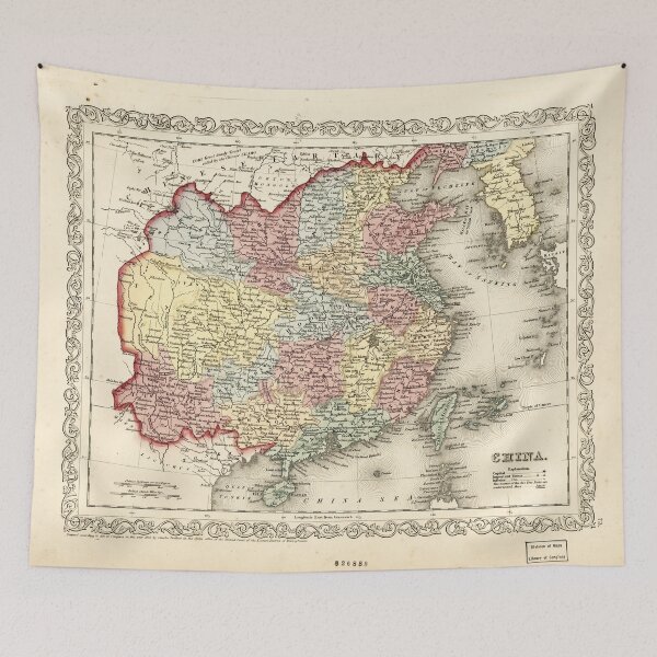 Item preview, Map of China (1856) designed and sold by allhistory.