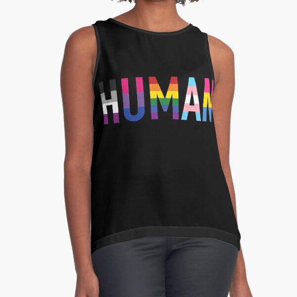 Human, Various Queer Flags 1 Sleeveless Top