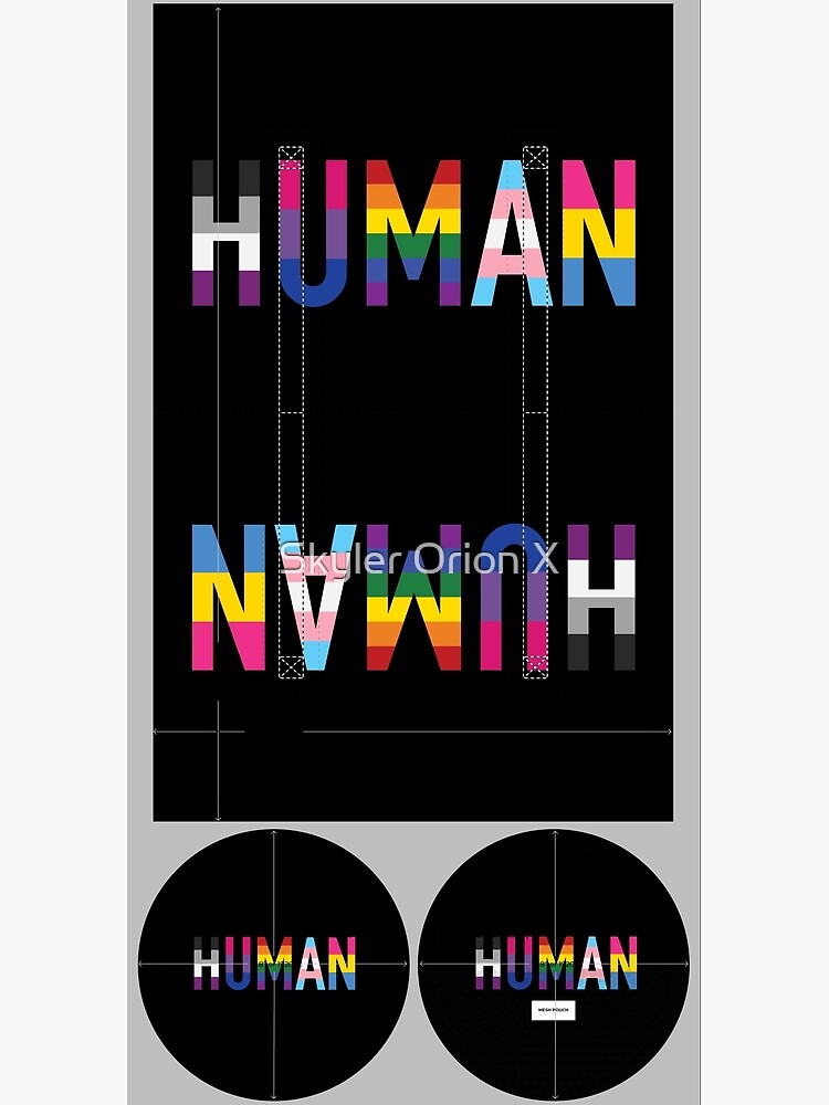 Human, Various Queer Flags 1 by fc13empire