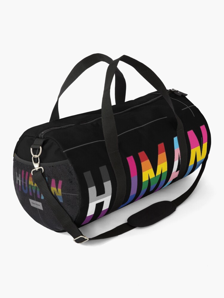 Alternate view of Human, Various Queer Flags 1 Duffle Bag