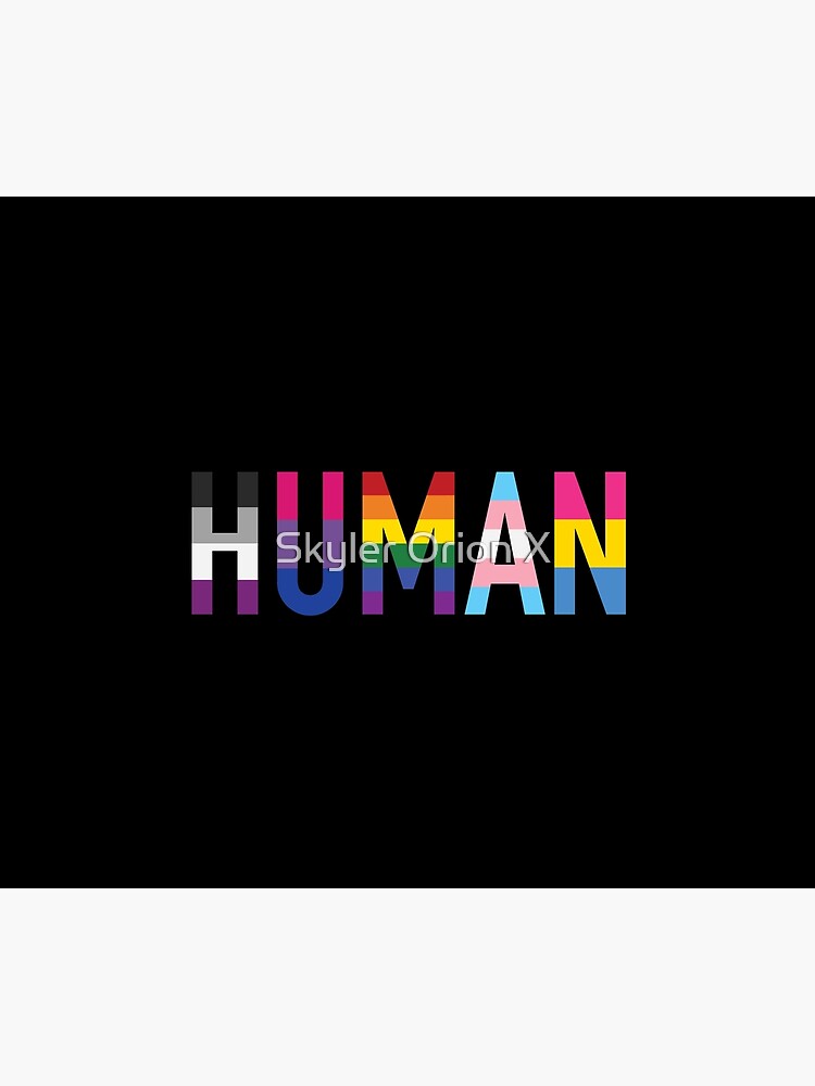 Human, Various Queer Flags 1 by fc13empire