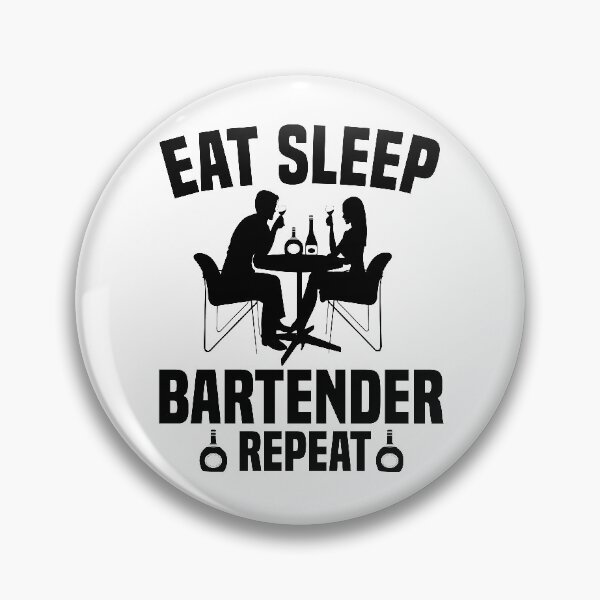 Item preview, eat sleep bartender repeat designed and sold by JaMatt1983.