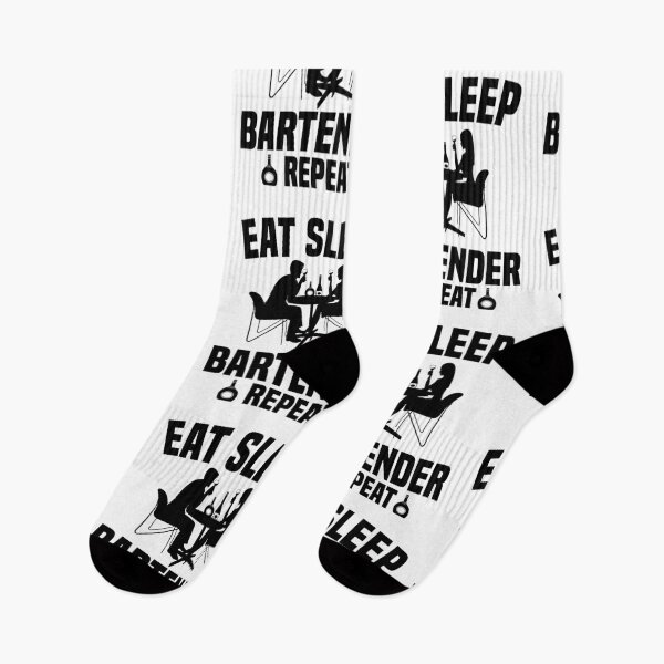 Item preview, eat sleep bartender repeat designed and sold by JaMatt1983.