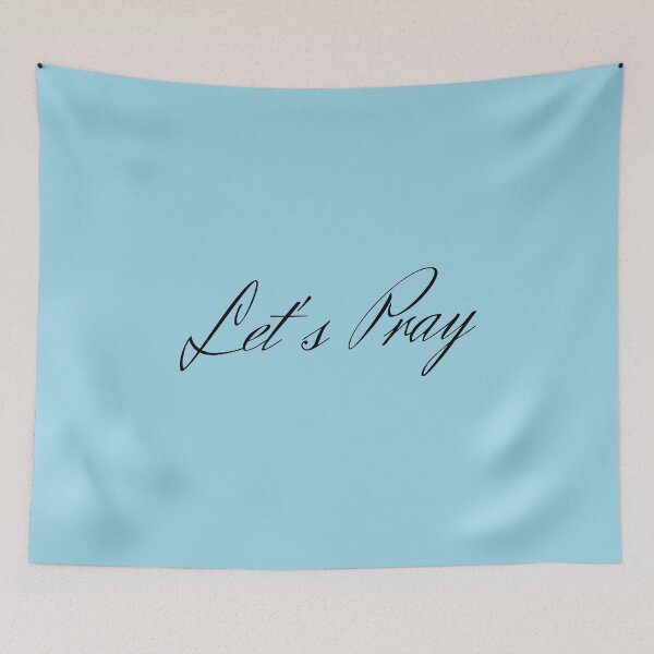Item preview, Let's Pray (Black) designed and sold by OneCherubim.