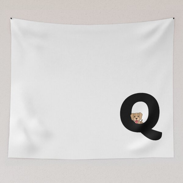 Item preview, Personalized Dog Initial Q designed and sold by TheFamilyVan.