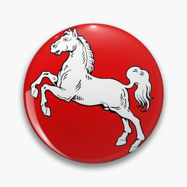 Item preview, Lower Saxony Steed Coat of Arms - Horse Heraldry designed and sold by Qrhoo.
