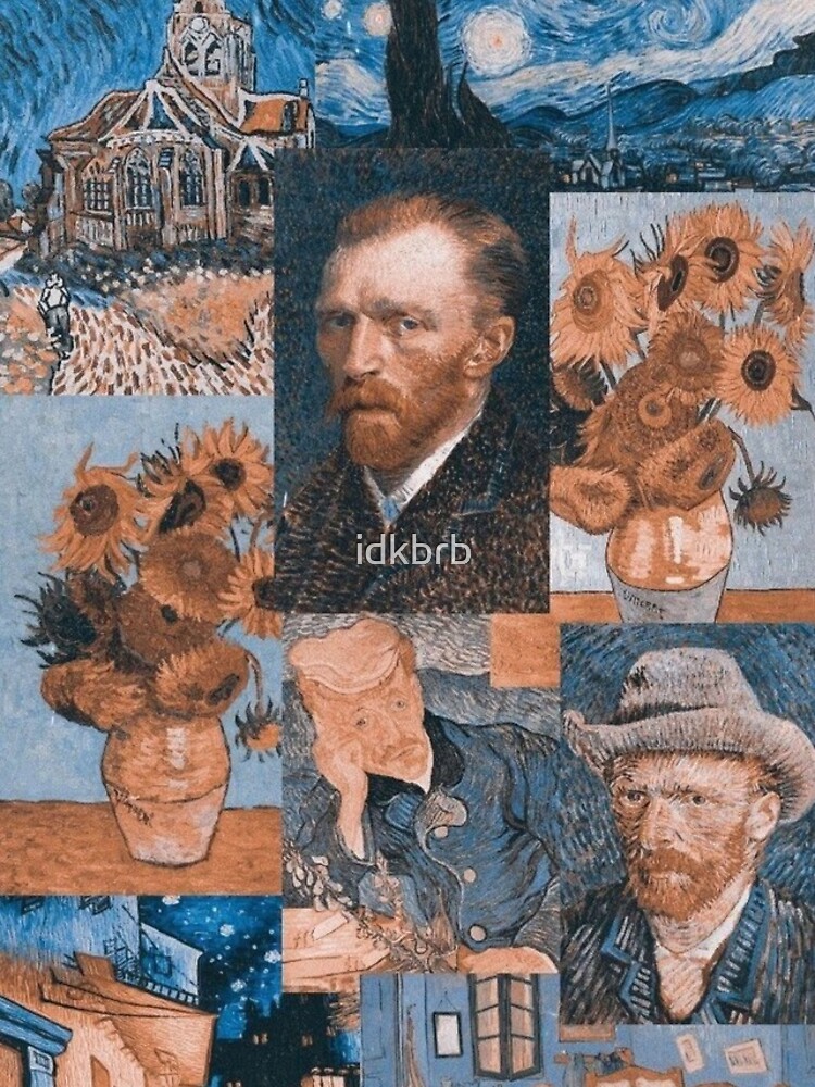 Starry Night Van Gogh Design Wallpaper Mural | Giffywalls