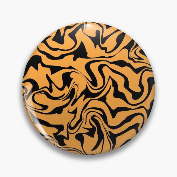 Item preview, Tiger skin Seamless twirling pattern liquid marble texture design designed and sold by anins-azuree.